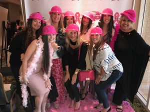 Dance Theatre staff and teachers at a breast cancer awareness event