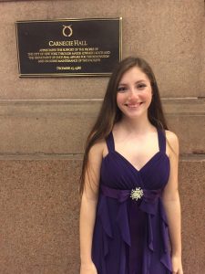 Jessica Russo at Carnegie Hall