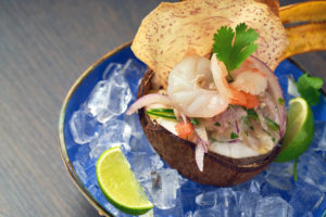 Seafood ceviche