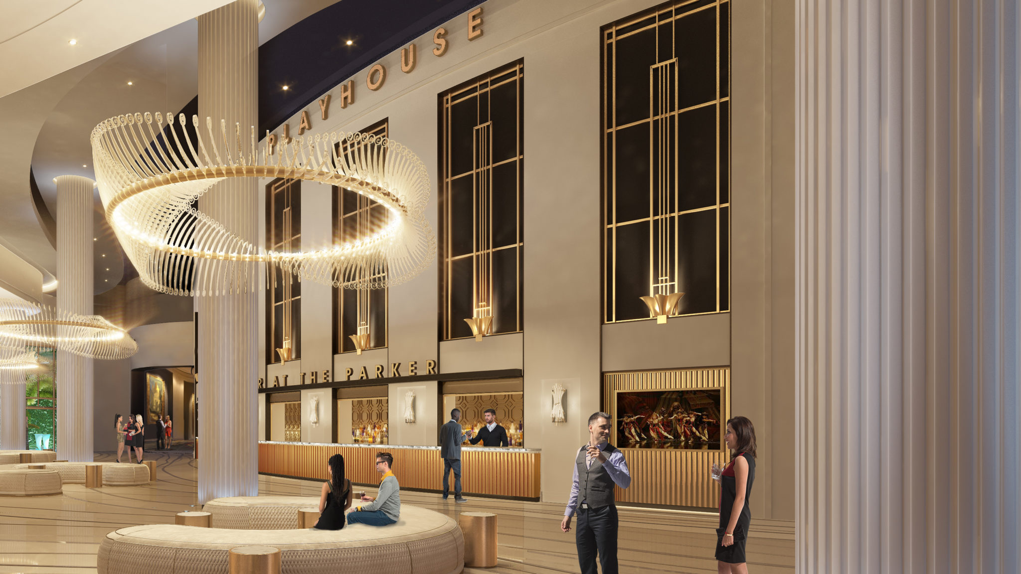 Parker Playhouse's Future Lobby and Bar