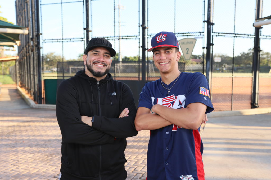 Sergio and Brandon at Sabal Pines Park in Coconut Creek