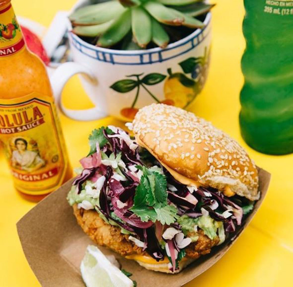 Boia De La Pollita Fried Chicken Sandwich