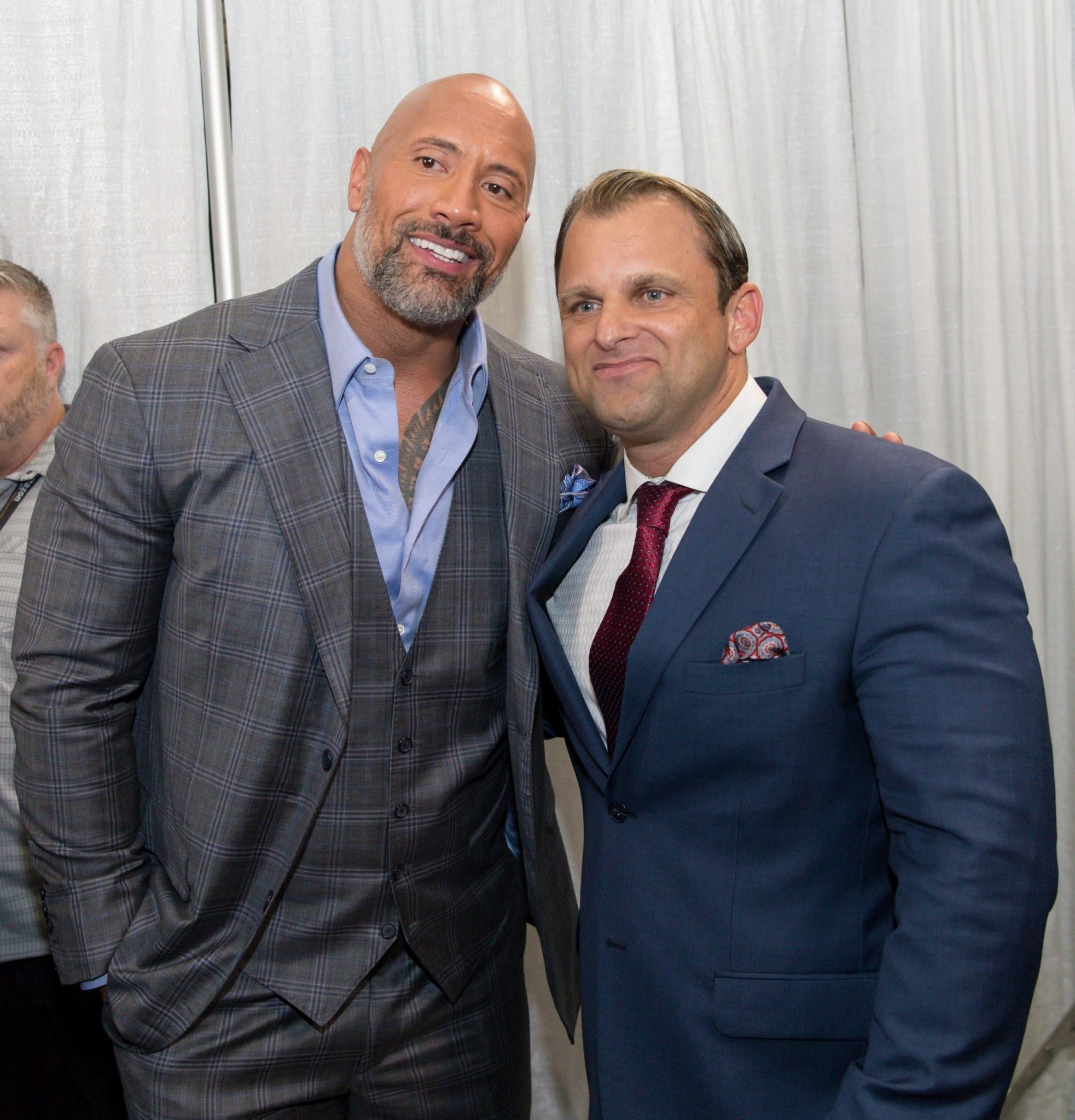 Through his work, Dan Solomon has interacted with countless celebrities, including wrestler-turned-actor Dwayne “The Rock” Johnson.