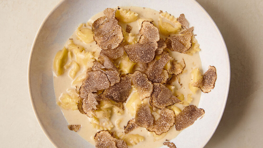 Bagatelle Castelmagno Plin seasonal truffle