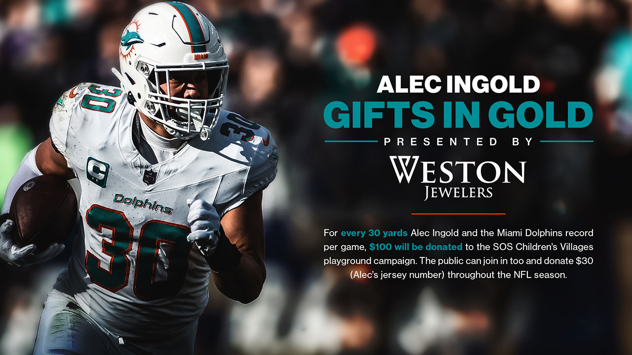 Dolphins Alec Ingold Launches Gifts in Gold Campaign to Aid Foster Care and Adoption Lifestyle Media Group